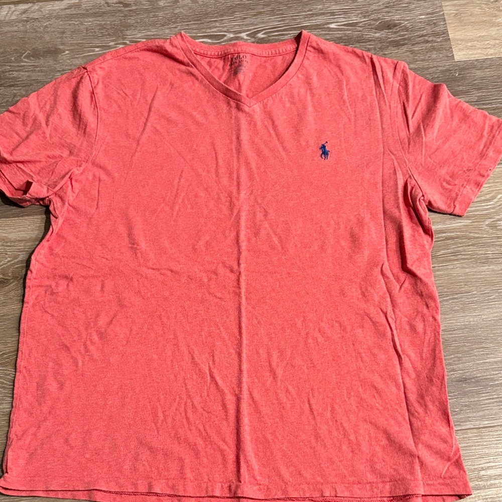 Polo Ralph Lauren Coral V-Neck Tee